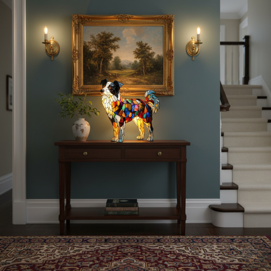 Lampe artisanale – Chien élégant