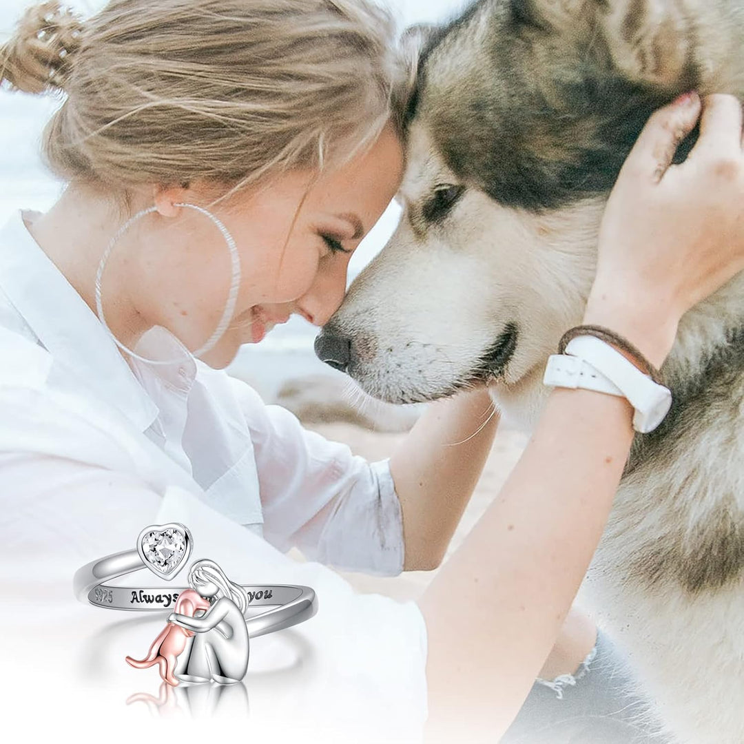 Bague ajustable « Toujours dans mon cœur »