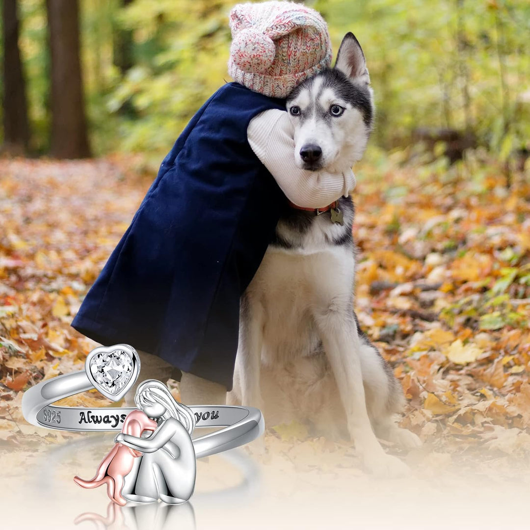 Bague ajustable « Toujours dans mon cœur »