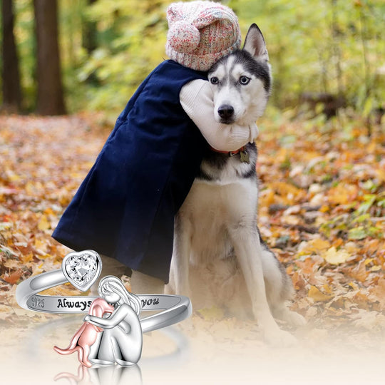 Bague ajustable « Toujours dans mon cœur »
