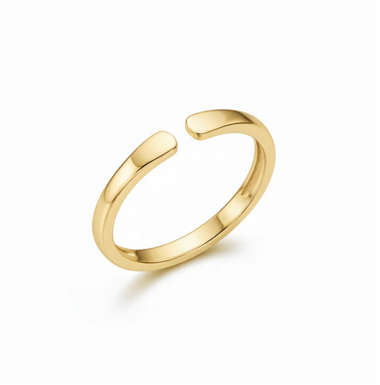 1+1 GRATUIT — Bague ajustable avec initiale