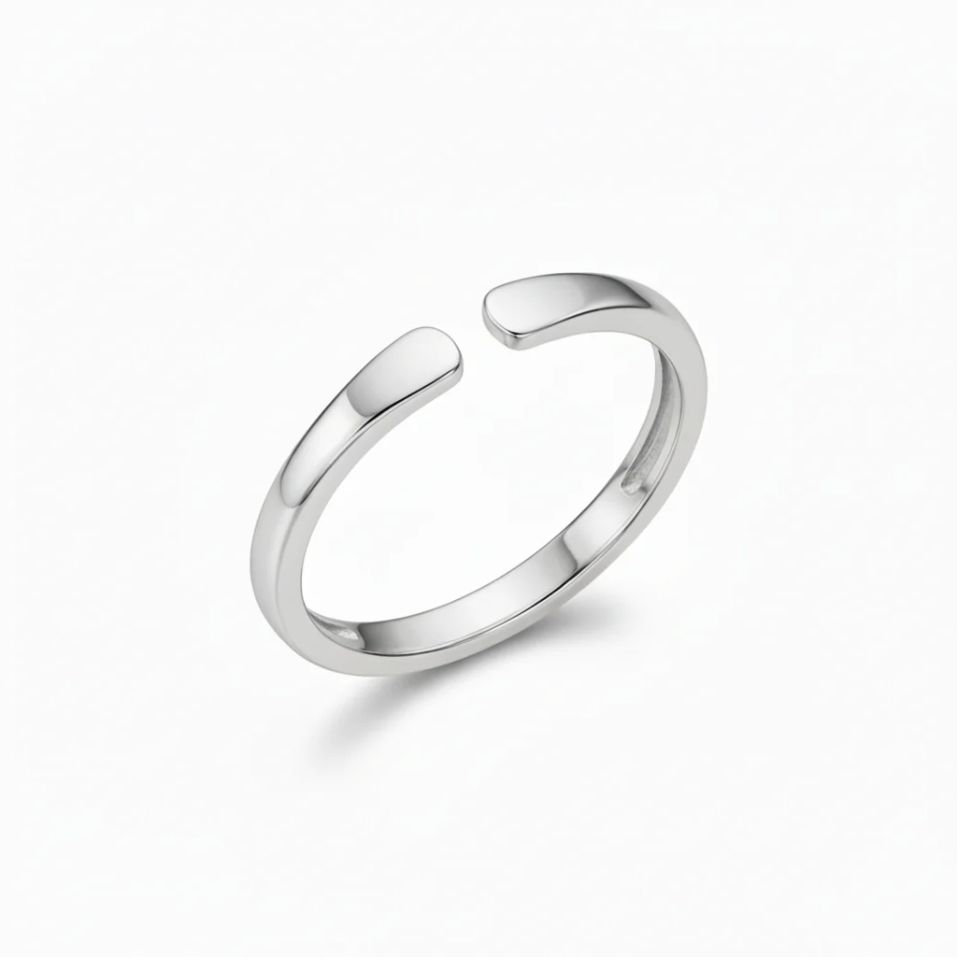 1+1 GRATUIT — Bague ajustable avec initiale