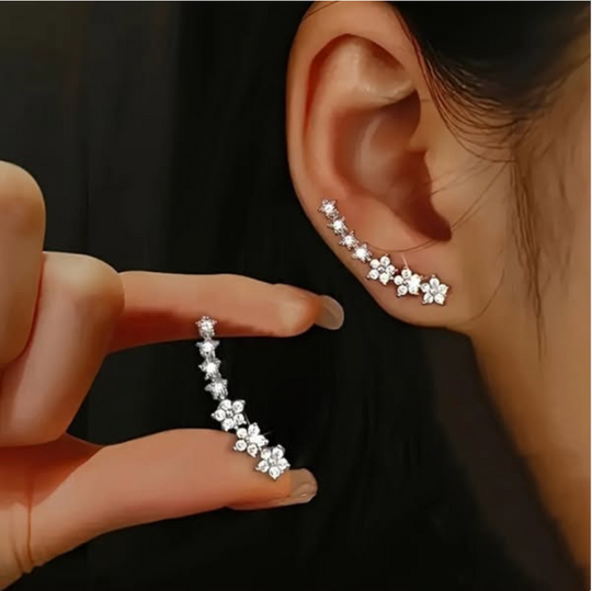 Boucles d'oreilles fleurs intemporelles