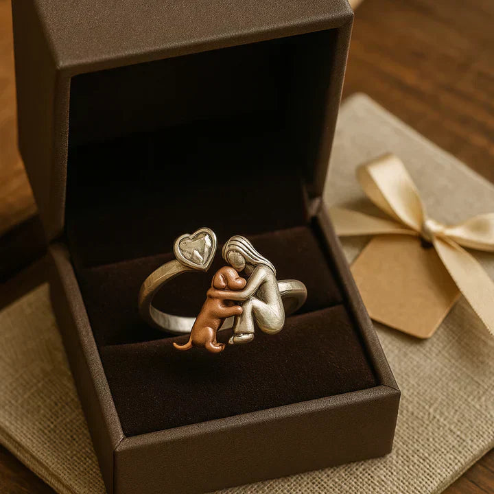 Bague ajustable « Toujours dans mon cœur »