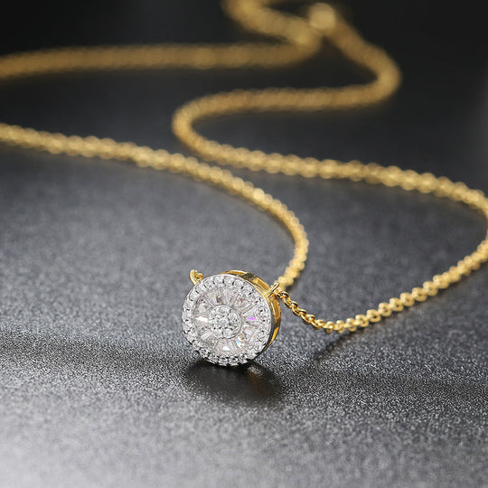 Collier Anne-Marie | Or avec zircone ronde