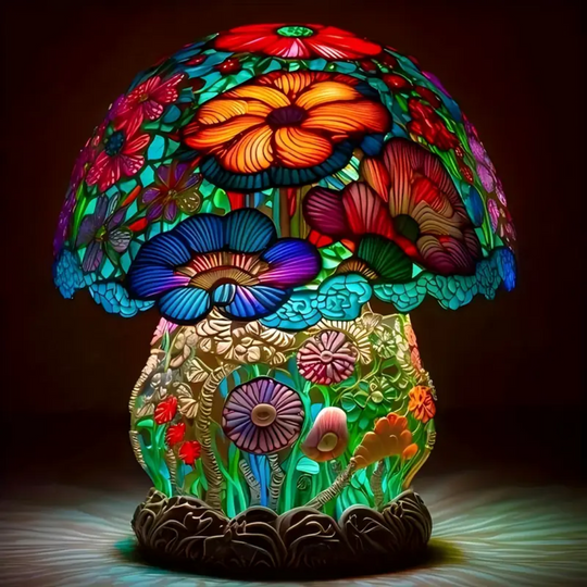 Lampe champignon décorative