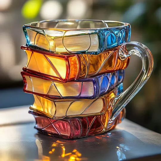 Mug 3D artisanal « Bonheur de lecture » – design original