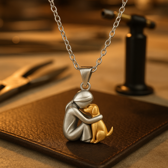 Collier avec pendentif chien