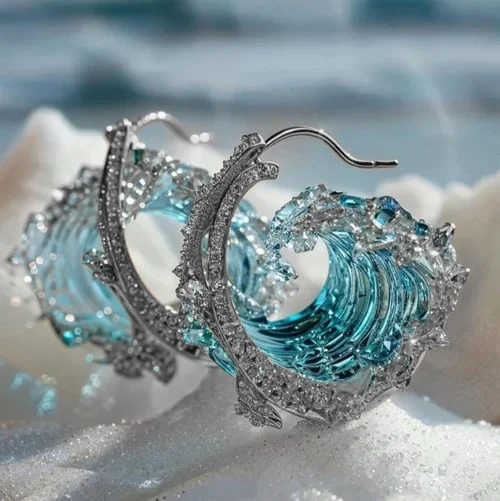 Boucles d'oreilles « La promesse de la mer »