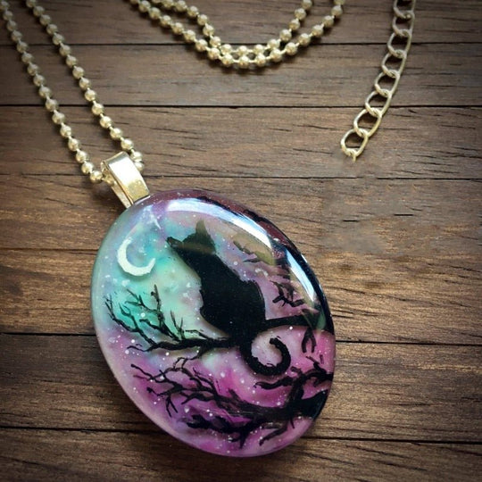 Collier chat « Éclat d'étoile »
